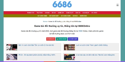 6686 Bet - Khám phá kho tàng trò chơi tuyệt đỉnh có 1 0 2